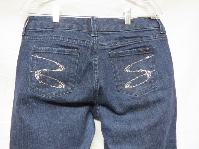 Seven 7 Premium Jeans With Pocket Bling Size 12 | eBay
